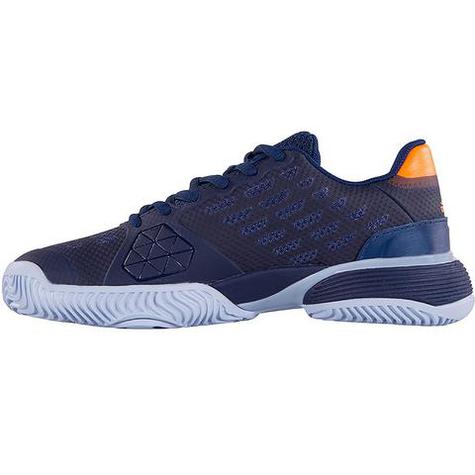 Adidas Kids Barricade XJ Tennis Shoes - Blue/Orange - main image